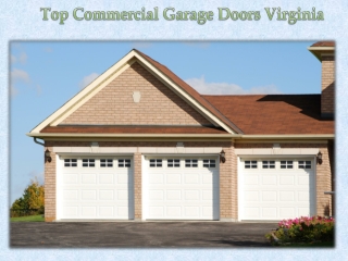 Top Commercial Garage Doors Virginia