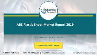 ABS Plastic Sheet Market Report 2019