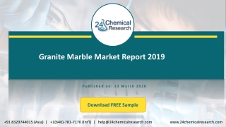 Granite Marble Market Report 2019