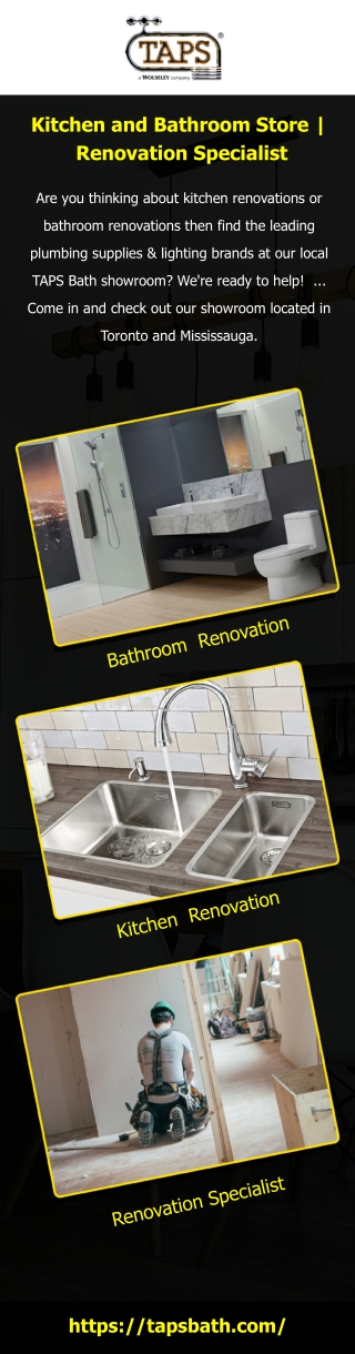 Kitchen and Bathroom Store | Renovation Specialist