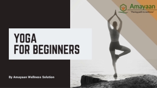 Guide to Yoga For Beginners
