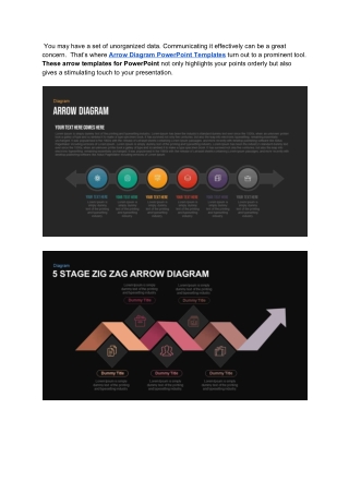 Arrow Diagram PowerPoint Templates