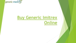 Buy Generic Imitrex Online