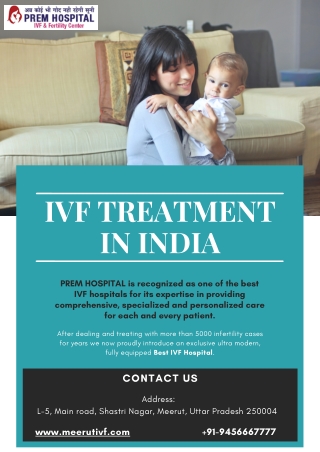 IVF Treatment in India - Prem Hospital, Meerut