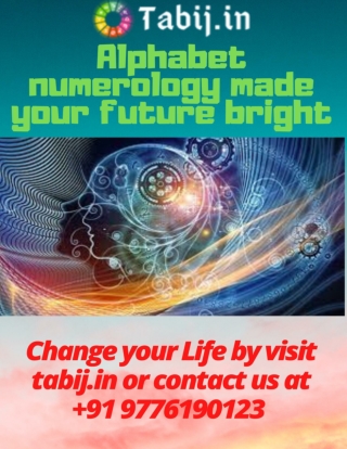 Alphabet numerology plays an important role in your life