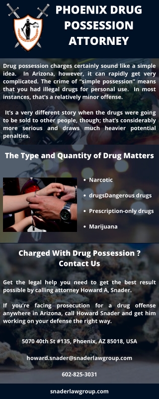 PHOENIX DRUG POSSESSION ATTORNEY
