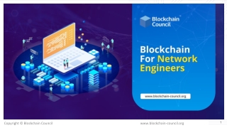 Blockchain For Network Engineers