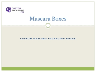 Mascara Boxes