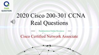 New Cisco 200-301 CCNA Exam Questions