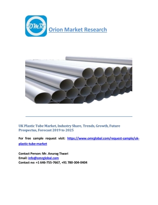 UK Plastic Tube Market Size, Industry Trends, Leading Players, Share and Forecast 2019-2025