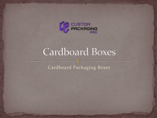 Cardboard box