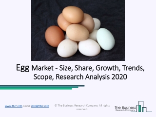 Egg Market Top Players and Revenue Significant Growth Analysis 2020