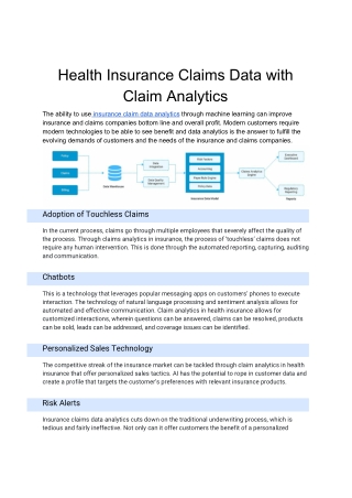 Insurance Claims Data with Claim Analytics