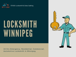 Locksmith Winnipeg | Winnipeg Locksmith Services | STASO Locksmith