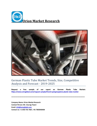 French Polypropylene Plastic Tube Market Size, Share, Trends & Forecast 2019-2025