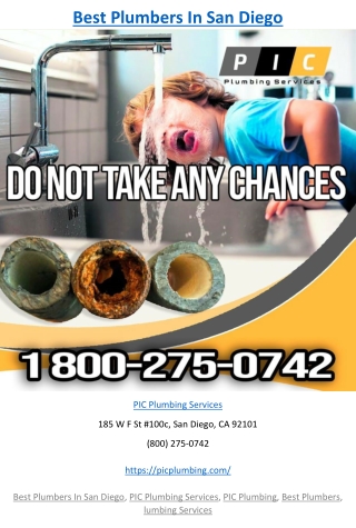 Best Plumbers In San Diego