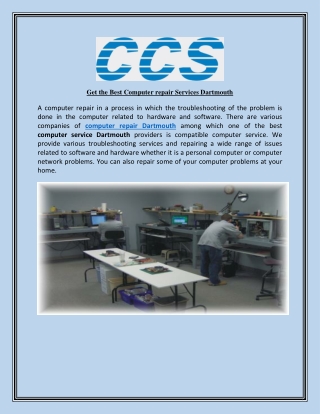 Get the Best Computer repair Services Dartmouth