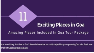 Goa Tour : Under Goa Group Packages You Can See Lots of Places