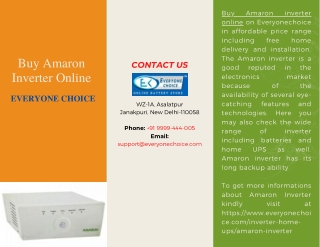 Buy Amaron Inverter Online