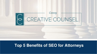 Top 5 Benefits of SEO for Attorneys