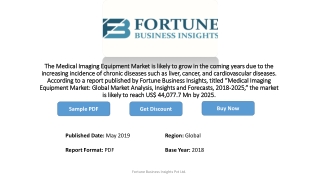 Medical Imaging Equipment Market 2019 Industry Analysis By Key Players, Forecast To 2025