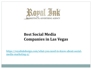 Professional Social Media Companies in Las Vegas