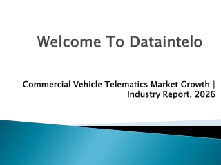 Commercial Vehicle Telematics Market Growth | Industry Report, 2026