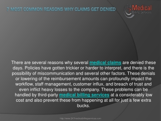 7 Most Common Reasons Why Claims Get Denied