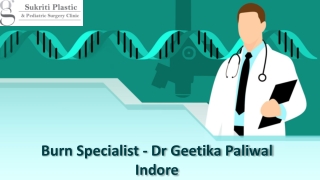 Best Cosmetic Surgeon in Indore - Dr. Geetika Paliwal at Sukriti Clinic