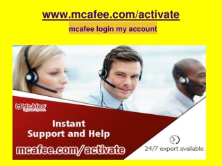 mcafee login my account