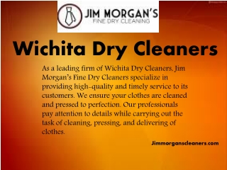 Jimmorganscleaners.com - Wichita Dry Cleaners