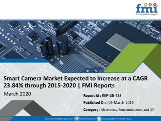 Smart Camera Market Has Been Estimated to Account for US$ 9829.1 Mn by 2020 | FMI Reports