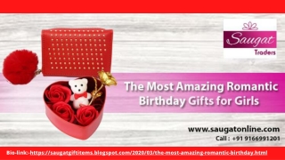 The Most Amazing Romantic Birthday Gifts for Girls