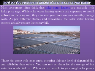 Solar Water Heater for Home - Northern Lights Solar Solutions