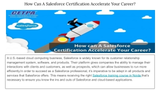 Enroll Now Salesforce Training In Noida At Cetpa Infotech