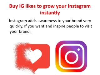 Buy IG Likes To Grow Your Instagram Instantly
