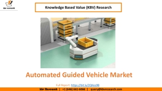 Automated Guided Vehicle Market size is expected to reach $5.4 billion by 2025 - KBV Research