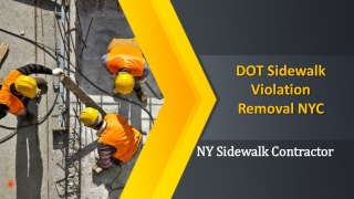 Leading Sidewalk contractor NYC