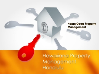 Check Out For Hawaiiana Property Management Honolulu Best Companies - HappyDoors