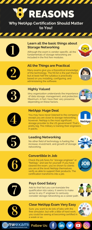 8 Reasons: Why NetApp Certification Should Matter to You!