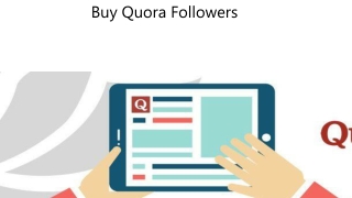 Prove yourself perfect in your Field - Buy Quora Followers