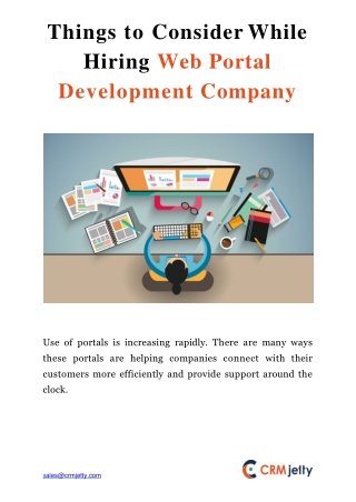 Things to Consider While Hiring Web Portal Development Company