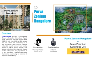 Purva Zenium Bangalore