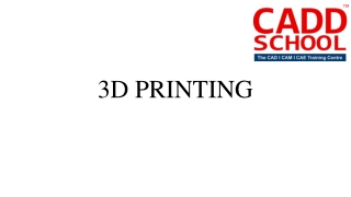 Best 3D Printing training centre|3D Printing course|3DPrinting classes in Chennai