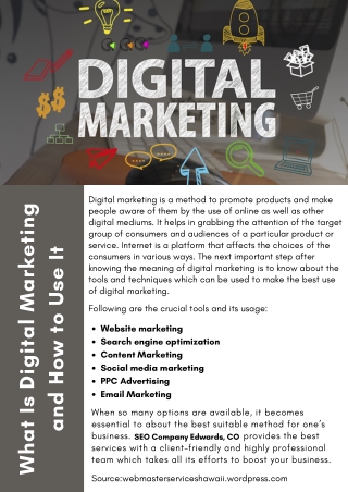 What Is Digital Marketing and How to Use It