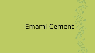 Which is the best cement for brick work for a house? - Emami Cement