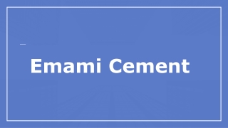 Which cement brand is best for home construction of 3 stories? - Emami Cement