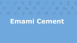 What is the top cement company? - Emami Cement