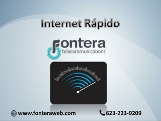 Obtenga el servicio de Internet rápido para el hogar y los negocios en Phoenix | Fontera Web