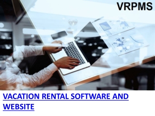 vacation rental software and website